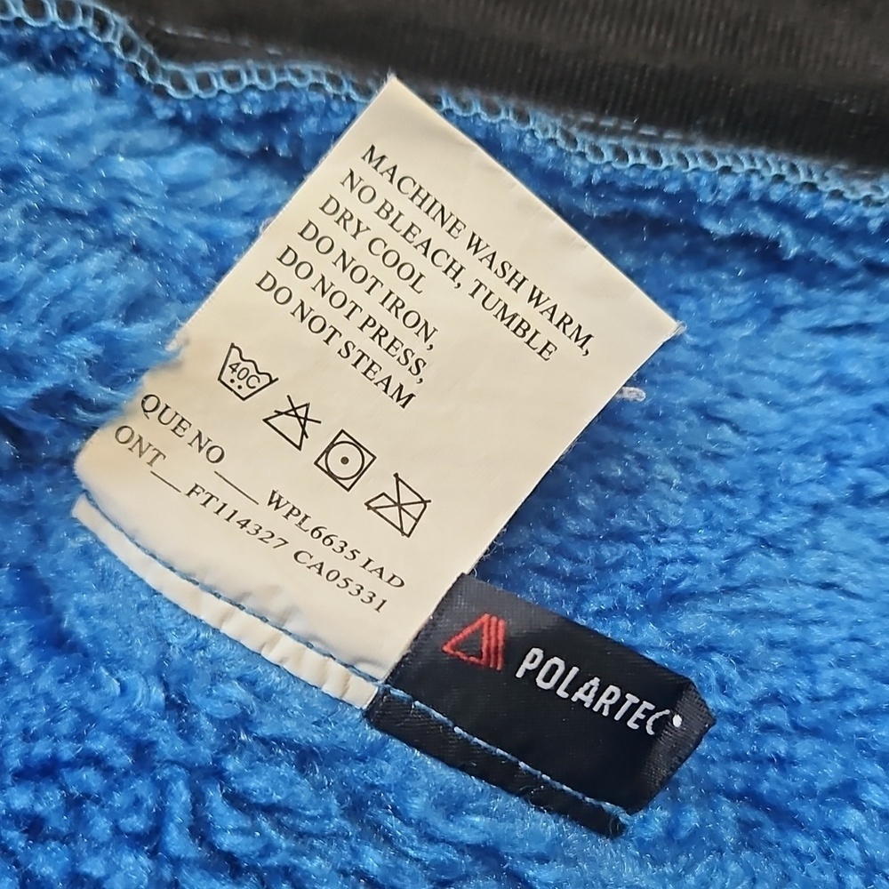 Woolrich Blue Fleece Zip-Up Jacket - Picture 11 of 14